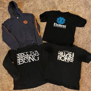 Boys Brand Name Tops Sz L